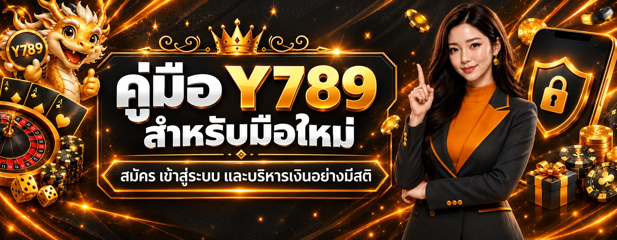 Y789 คู่มือมือใหม่ สมัคร เข้าสู่ระบบ และวางงบ